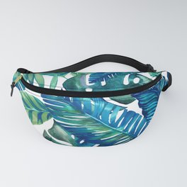 tropical leaves  Fanny Pack