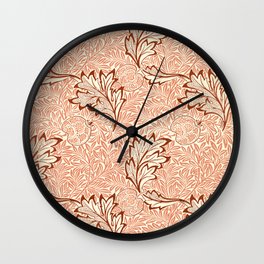 Apple pattern (1877) by William Morris Wall Clock | Poster, Decor, Old, Hunt, Frame, Vintage, Illustration, Painting, Wallart, Codling 
