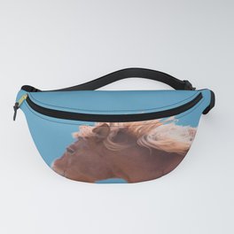 Walking on clouds over the blue sky - version #decor #society6 #buyart Fanny Pack