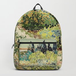 Vincent Van Gogh : Garden at Arles Backpack