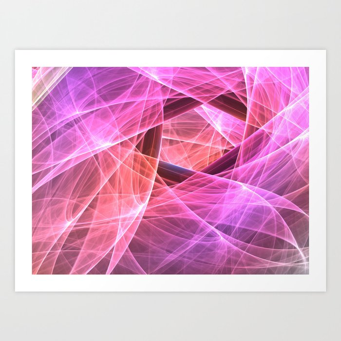 Veils Art Print | Abstract, Digital
