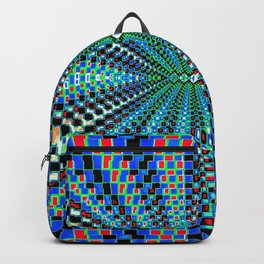 goody Backpack | Glitch, Trance, Computer, Psychedelic, Abstract, Digi, Warp, Digital, Graphicdesign, Void 