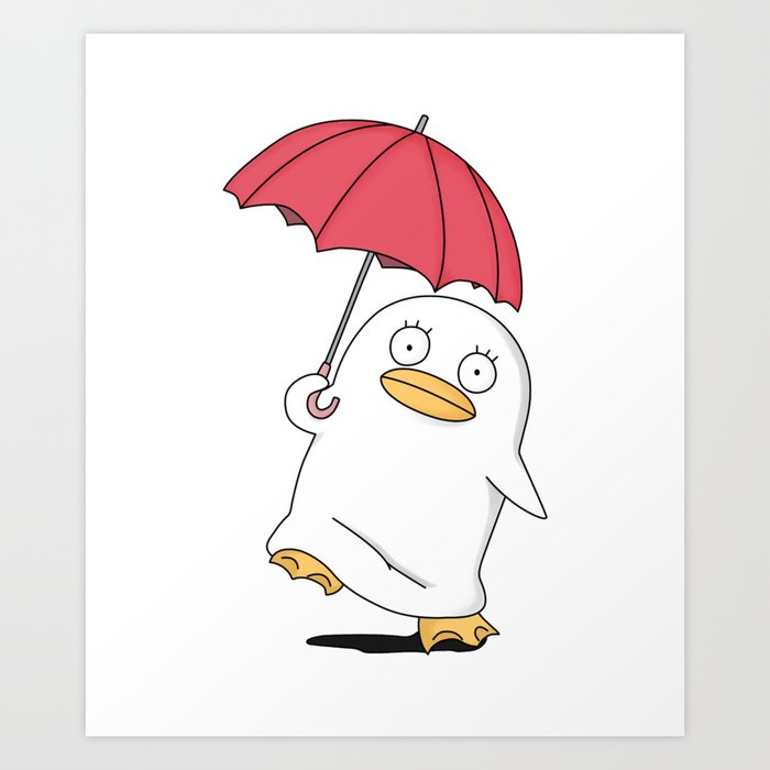 Wallpaper Gintama Elizabeth Mr Raindrop Art Print By Sach8 Society6 HD