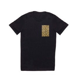Golden Metallic Glitter Sequins T Shirt | Goldenglitter, Glitter, Metallic, Texture, Style, Sparkles, Sequence, Glamour, Photo, Modern 