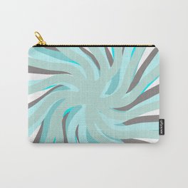Geometric vane decor. abstract. colorful. blue. white. Carry-All Pouch | Acrylic, Christmas, Decor, Geometric, Xmas, Painting, Minimalist, Watercolor, Vector, Pale Blue 