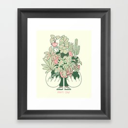 Plants Club (boy) Framed Art Print
