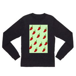 Méxican red peppers  Long Sleeve T Shirt | Tropical, Mcr, Pepper, Green, Red, Vegetales, Mexico, Chilies, Food, Redpeppers 