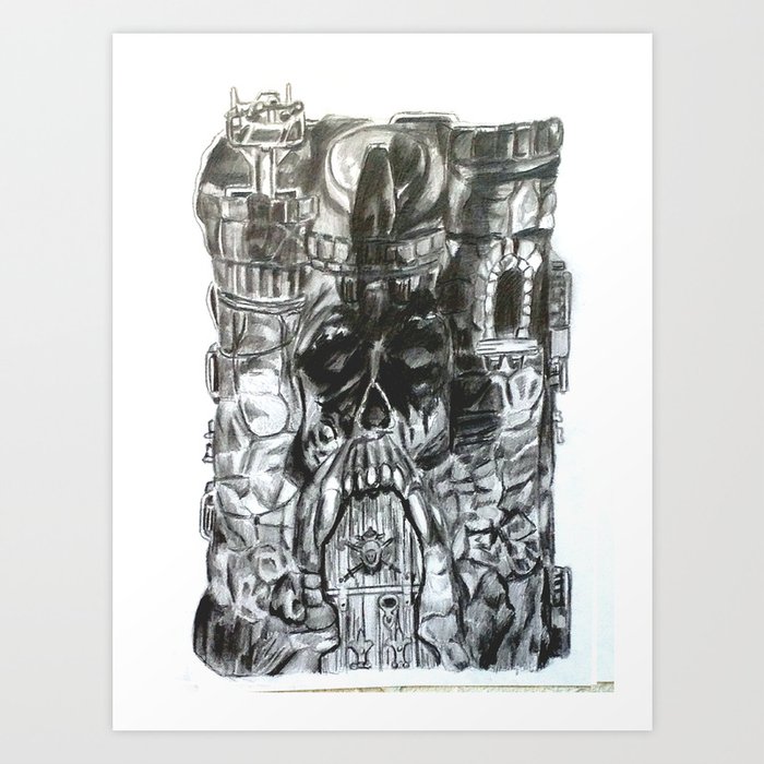 Castle Grayskull Art Print By Rlackey Society6