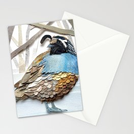 Winter Quail Stationery Cards