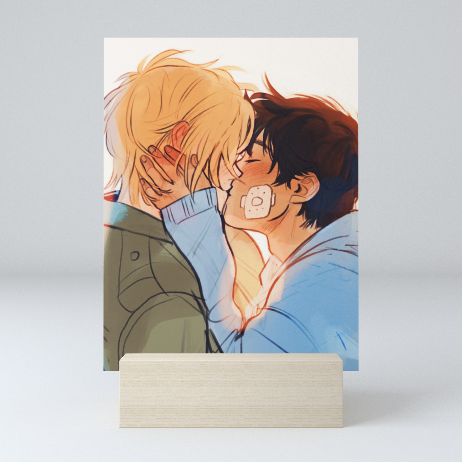 Wallpaper Banana Fish Mini Art Print By Viria Society6 Desktop Wallpaper Free