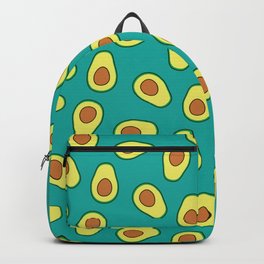 Avocado Pattern (green) Backpack | Illustration, Pop Art, Mexican, Summer, Vegan, Tiled, Green, Pattern, Patterns, Vegetables 