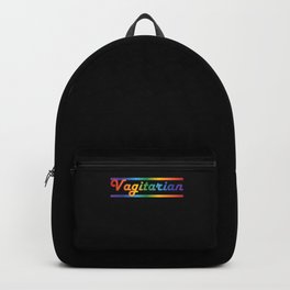 Lesbian Vagitarian Gender LGBTQ LGBT Pride Gifts Backpack | Rainbow, Lgbt, Bisexualpride, Prideflag, Support, Equalrights, Christopherstreet, Graphicdesign, Bipride, Pride 