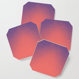 Ultra Coral Living Violet Coaster