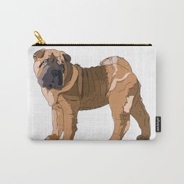 Shar Pei dog Carry-All Pouch | Drawing, Iphonecase, Decor, Homedecor, Dog, Sketch, Sticker, Dogs, Digitaldesign, Laptopsleeve 