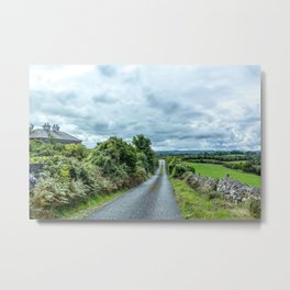 The Rising Road, Ireland Metal Print | Pathway, Roadway, Road, Green, Color, Seansweeney, Photo, Ireland, Irish, Countryside 