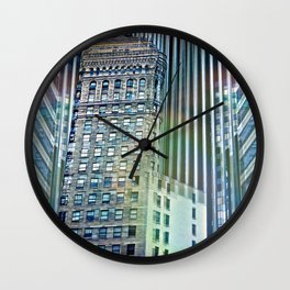 San Francisco Buildings Wall Clock | Sanfrancisco, Cityscenes, Lines, Architecture, Metropolitan, Photo, Texture, Digital, Digitalmanipulation 