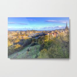 Edinburgh City Panorama Metal Print | Hdr, Edinburghcity, Scottishlandscape, Edinburghpanoramicview, Edinburghview, Photo, Color, Digital, Edinburgh, Scotland 