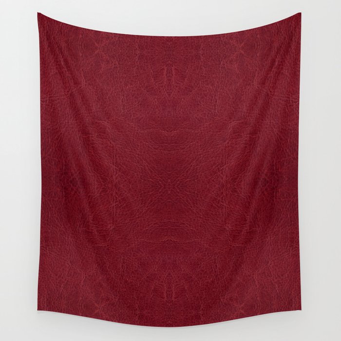 Dark Red Leather Texture Abstract Wall Tapestry By Arletta Society6