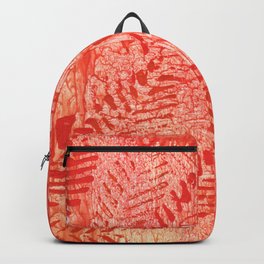 Bright red leaves Backpack | Coral, Cloudy, Painting, Unstable, Bisque, Cool, Tomato, Peachpuff, Vibrant, Burlywood 