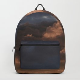 Up there with the light - The Netherlands photo | Clouds sky sunset colourful pastel photography art print Backpack | Sunset, Pastel, Print, Color, Art, Simple, Clouds, Sunrise, Photo, Minimal 