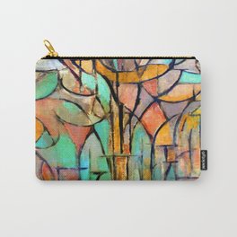 Piet Mondrian Trees Carry-All Pouch | Pietmondrian, Cubism, Painting, Trees 