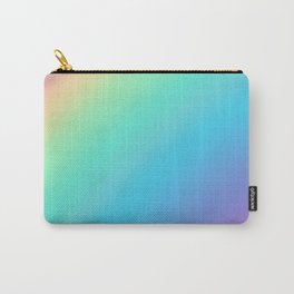 Pastel Rainbow Diagonal Ombre Carry-All Pouch | Colorful, Soft, Prismatic, Bright, Lgbtqia, Pastelgrunge, Pastelkei, Blurred, Lgbt, Prettycolors 