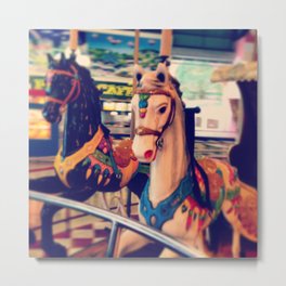 Merry-go-round Metal Print | Fun, Horse, Go, Photo, Round, Carousel, Mimihuang, Park, Ride, Carnival 
