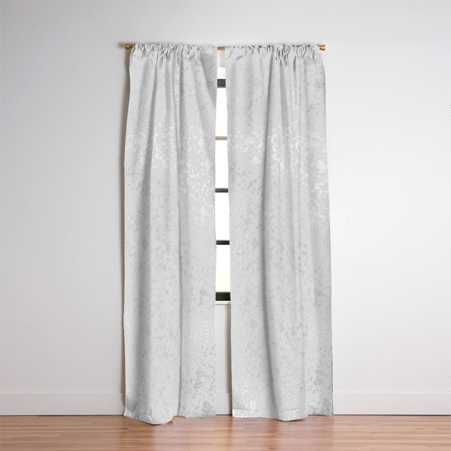 Blush Gray White Silver Elegant Glam Pattern Blackout Curtain By Pink Water Society6