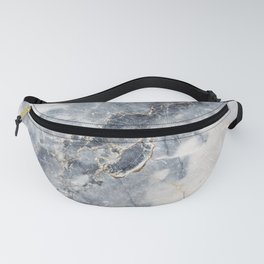 Gray Marble Texure Fanny Pack