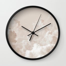 Light Academia Aesthetic white clouds Wall Clock | Pattern, Sky, Photo, Cloudy, Dreamy, Picture, Lightacademia, Romanticacademia, Whiteclouds, Clouds 