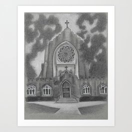 All Saints Chapel Sewanee Art Print