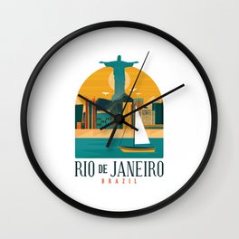 Rio de Janeiro Wall Clock