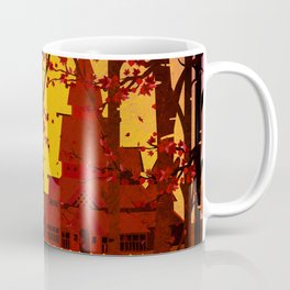 norway 8 Coffee Mug | Stavechurch, Fall, Drawing, Autumn, Churchhistory, Norway, Old, Digital, Scandinavia, Vikings 