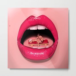 Diorama Metal Print | Hot, Diorama, Posthumandesign, Sexygirl, Girls, Tongue, Beautiful, Female, Toys, Lady 