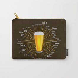 "Beer" in 45 different languages Carry-All Pouch