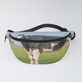 Black White Cow Heifer Small Udders Fanny Pack