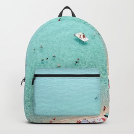 Beach Day Rucksack | Sand, People, Beach People, Modern, Color, Holiday, Photo, Fun, Living Room, Aerial 