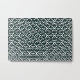 Benjamin Moore 2019 Metropolitan Gray, Beau Green 2054-20 and Snowfall White Diamond Grid Pattern Metal Print | Contemporary, Colorsof2019, Coloroftheyear, Patterns, Forms, Abstract, Modern, Shapes, Graphicdesign, Coy2019 