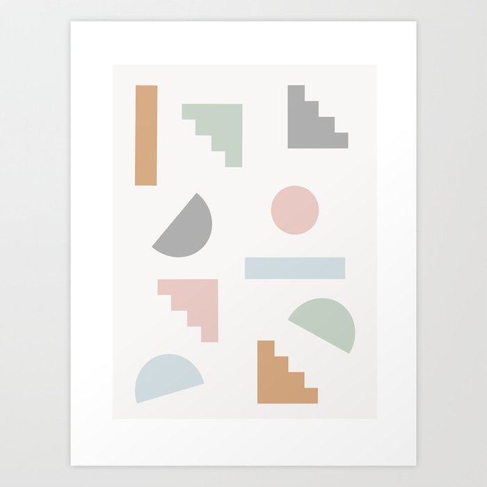 Daphne Neutral Art Print Minimalist Art Earth Tones