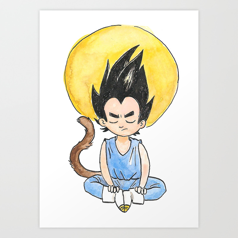 Young Alien Prince Art Print By Spicy Little Strawberry Society6