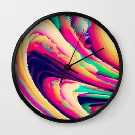 Alchemy 001 Wall Clock | Streetart, Comforters, Gradients, Sublimation, Alchemy, Wallart, Pillows, Multi Color, Color, Trapworld 