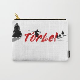 Ski at Törbel (Toerbel) Carry-All Pouch | Trbel, Graphicdesign, Skiride, Ski, Loveski, Slope, Skiresort, Adrenalin, Toerbel, Toerbelswitzerland 