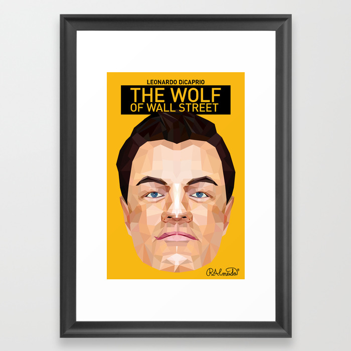 The Wolf Of Wall Street Minimalist Poster Framed Art Print By Ryanalmeida Society6