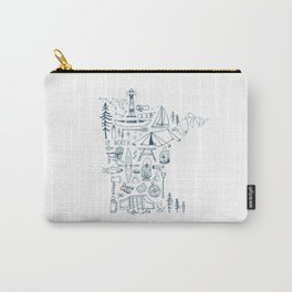 Minnesota Up North Collage Carry-All Pouch
