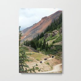 Red Mountain Pass Convoy Metal Print | Sheridansummit, Silverton, Color, Mining, Photo, Redmountainpass, Longfellowmine, Digital, Sanjuanmountains, Ironton 