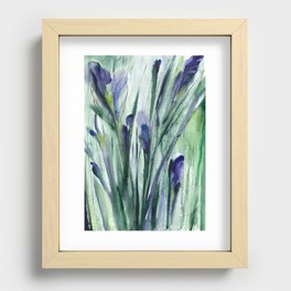 Irises #2 Recessed Framed Print