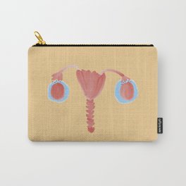 Woman is my Flower Sister #female #flower #society6 Carry-All Pouch | Pink, Humanbody, Flower, Sister, Mothernature, Girl, Digital, Painting, Female, Women 