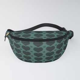 Grungy Hearts Fanny Pack