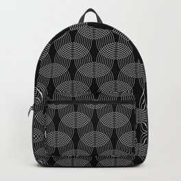 black undulation Backpack | Graphicdesign, Abstract, Graphic Design, Pattern, Illustration, Minimal 