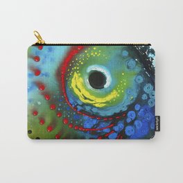 Tropical Fish - Colorful Beach Art By Sharon Cummings Carry-All Pouch | Abstract, Painting, Miami, Animal, Fish, Beach, Miamibeach, Fishing, Tropicaldecor, Fishy 